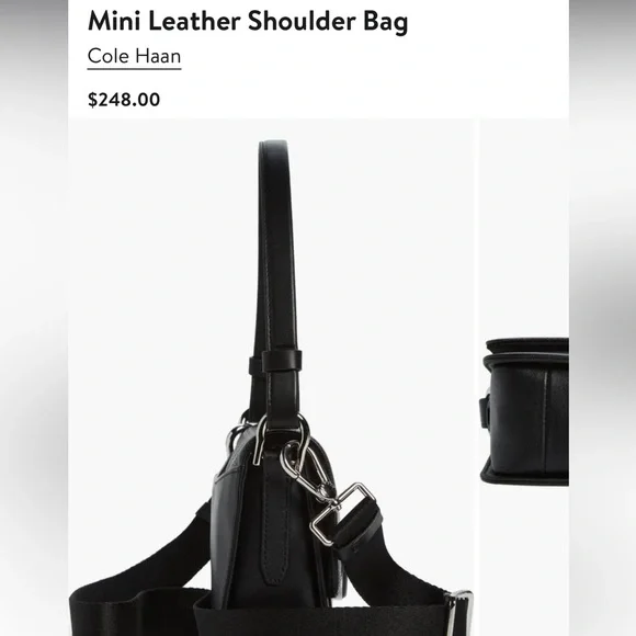 Cole Haan Shoulder Leather Bag - Picture 9 of 14